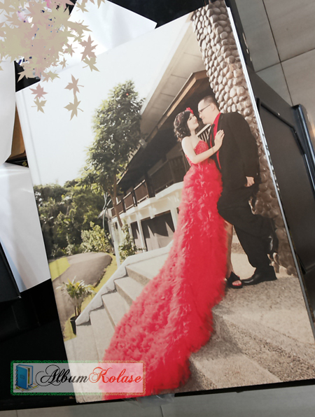 Contoh Cover Full Foto Album Kolase Wedding